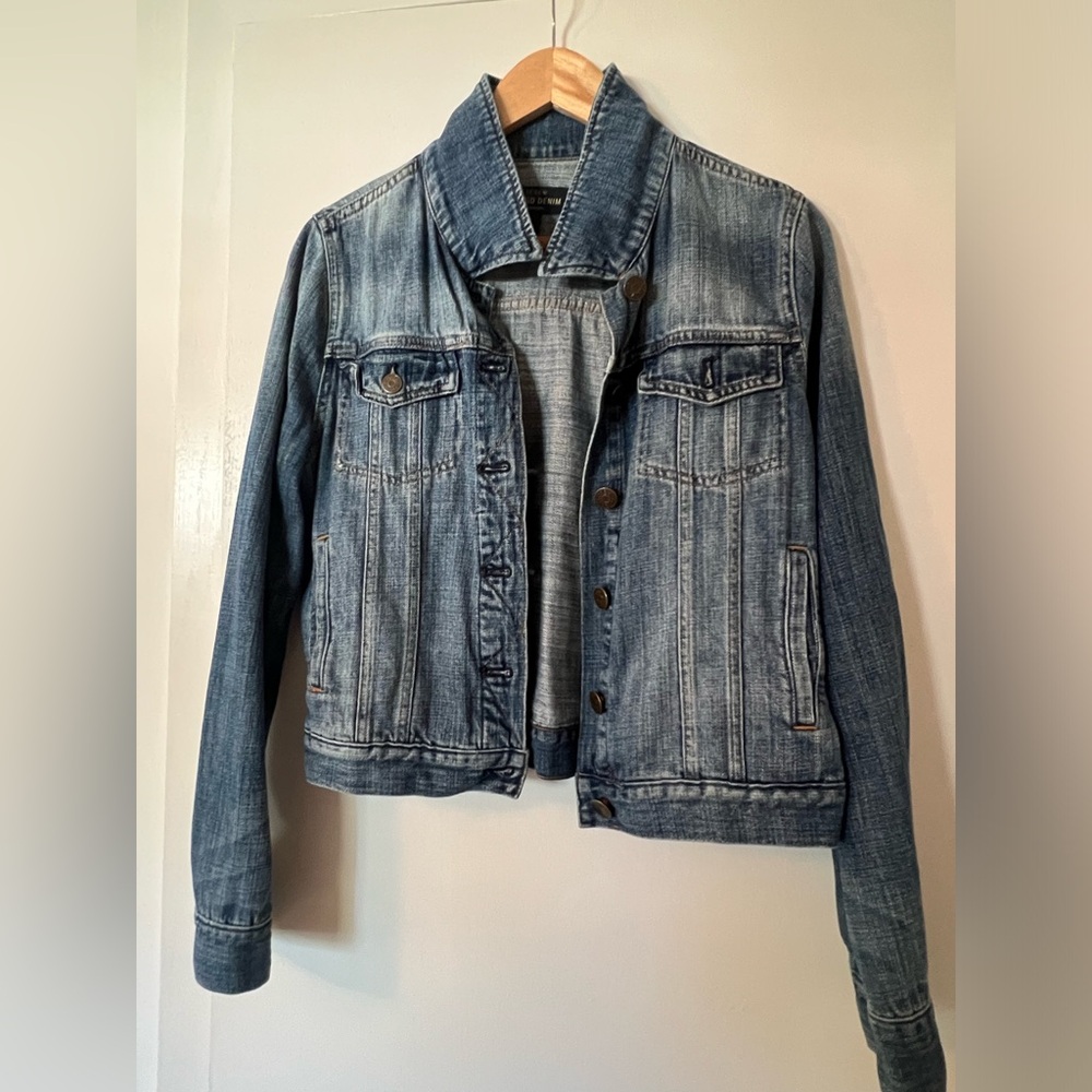 J Crew. Indigo Denim Jean Jacket